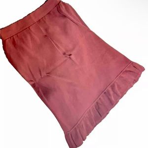 Maroon Knee length skirt